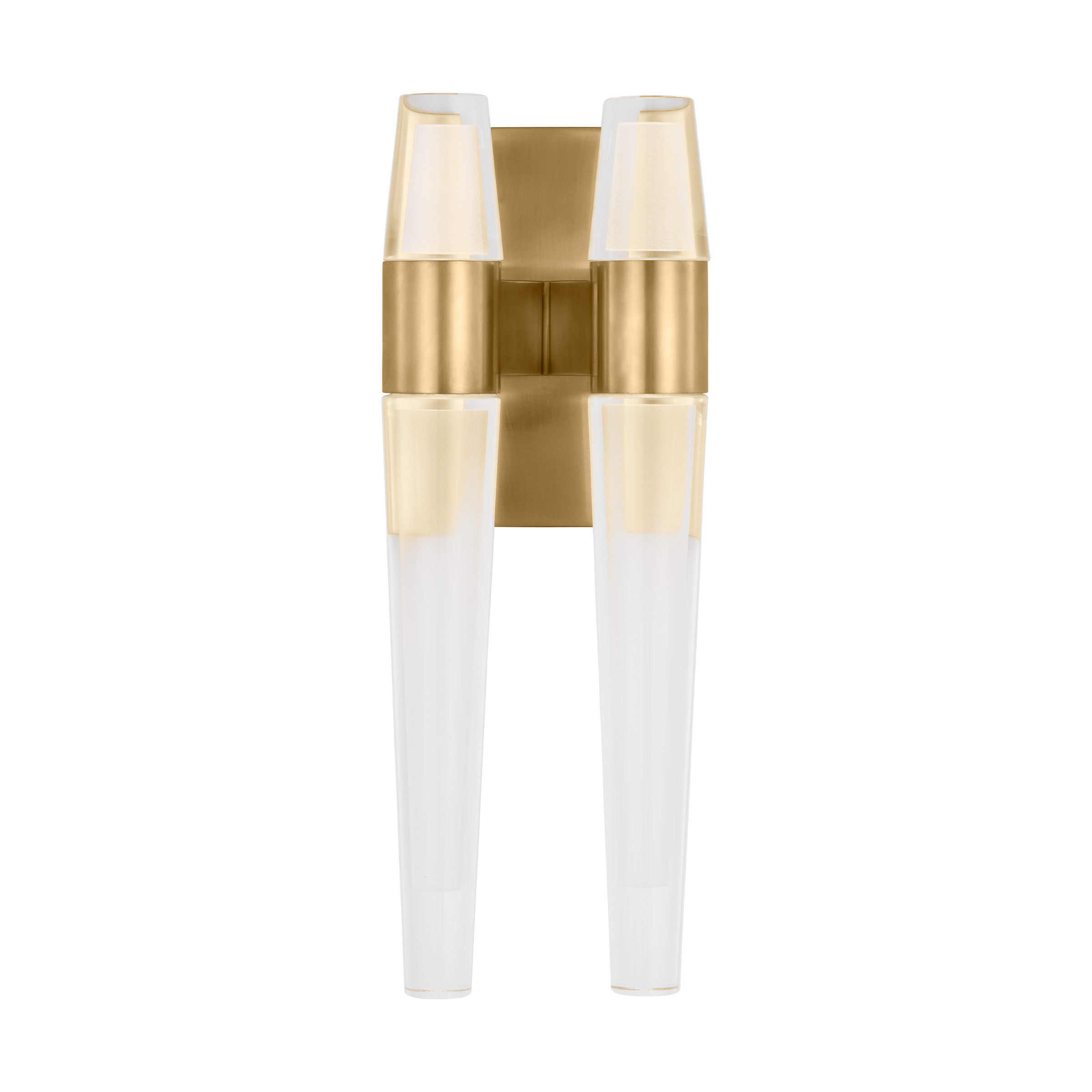 Lassell Double Sconce | Natural Brass 2700K 120V