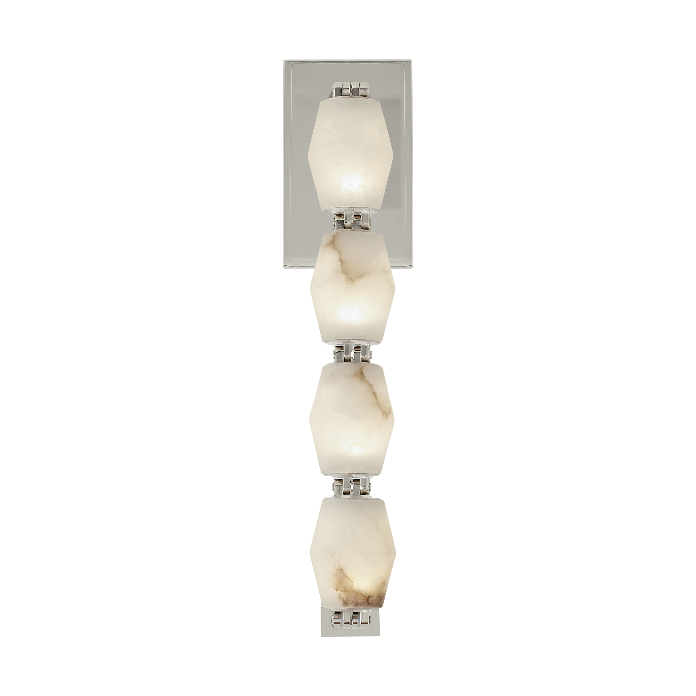 Collier Alabaster 15 Sconce | Polished Nickel 2700K
