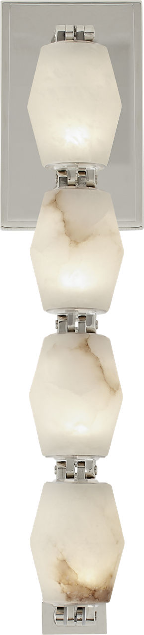 Collier Alabaster 15 Sconce | Polished Nickel 3000K