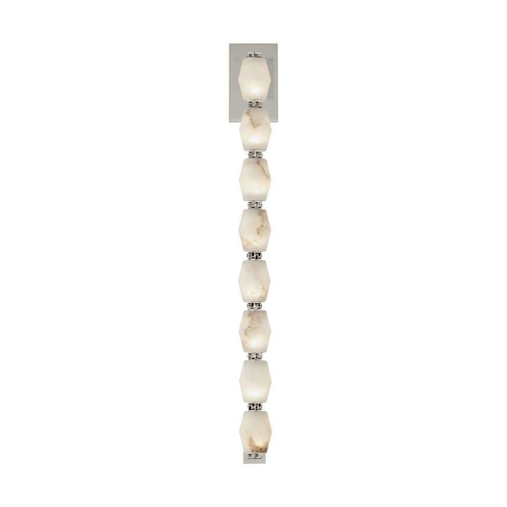 Collier Alabaster 28 Sconce | Polished Nickel 2700K