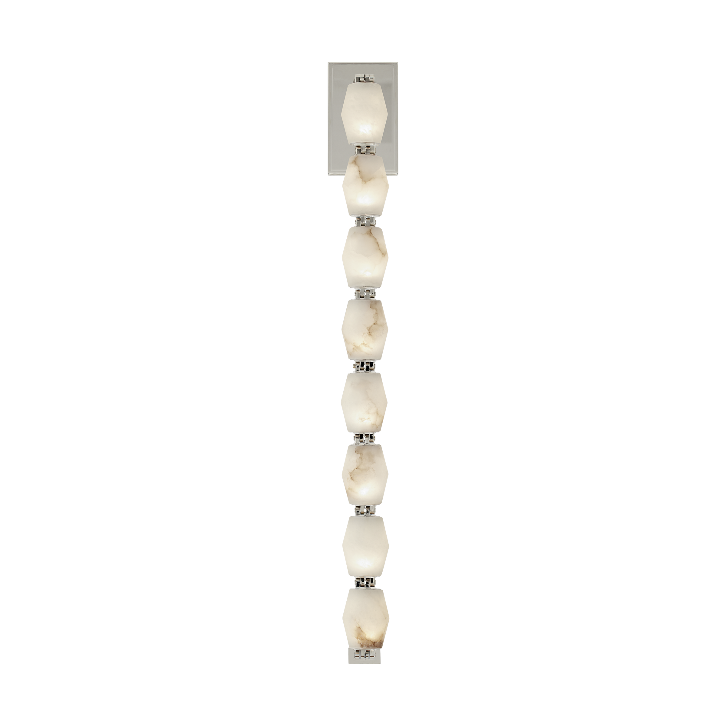 Collier Alabaster 28 Sconce | Polished Nickel 2700K