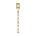 Collier Alabaster 28 Sconce | Hand-Rubbed Antique Brass 3000K