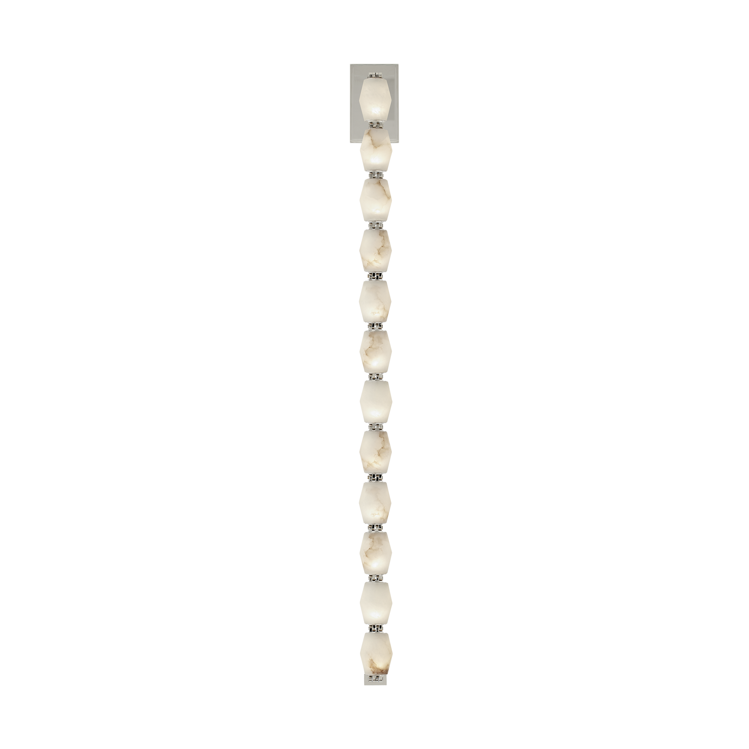 Collier Alabaster 40 Sconce | Polished Nickel 2700K