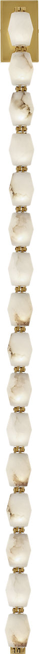Collier Alabaster 53 Sconce | Hand-Rubbed Antique Brass 3000K
