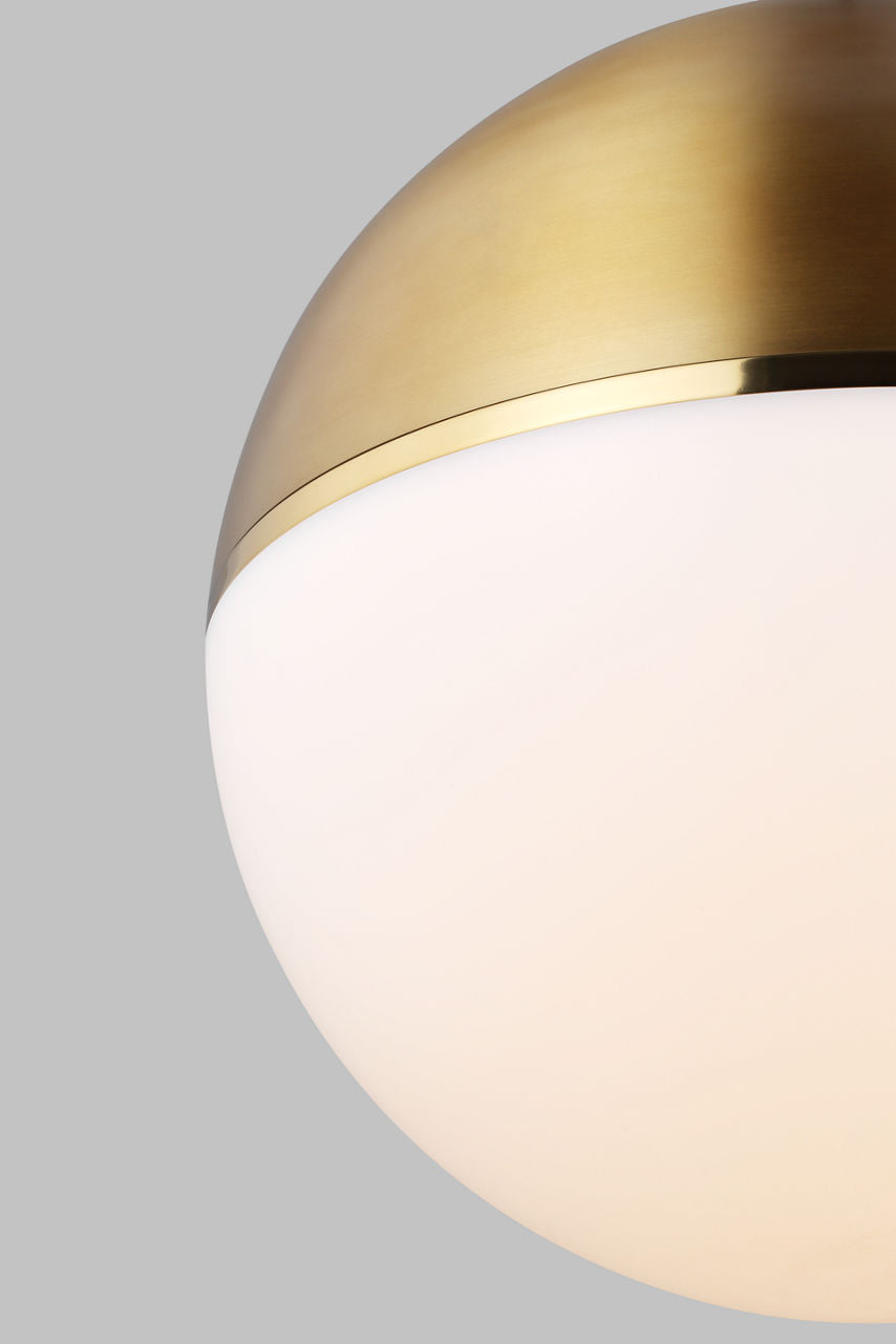 Akova X-Large Pendant | Aged Brass/Bright Brass Bulb Not Included