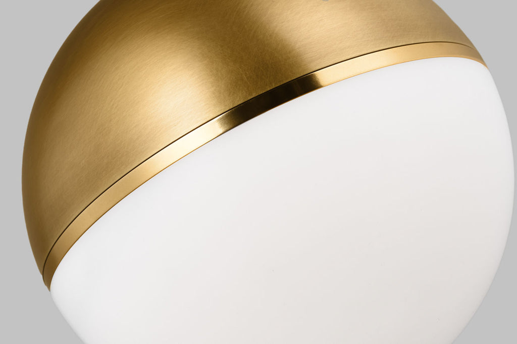 Akova Pendant | Aged Brass | Aged Brass-Bright Brass Monopoint Bulb(s) Included