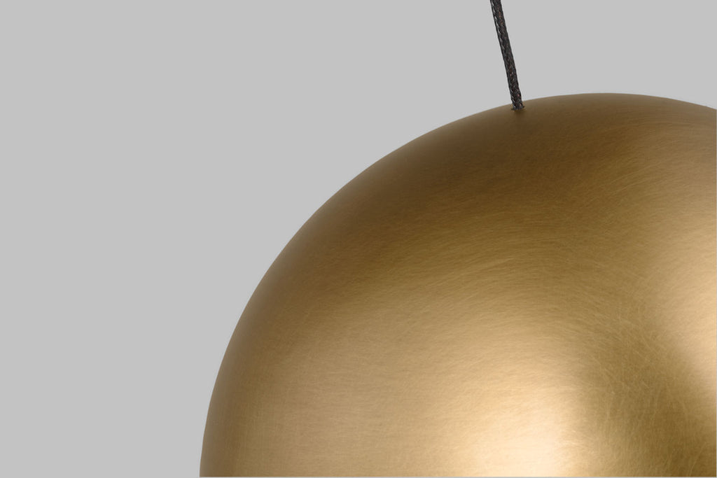 Akova Pendant | Aged Brass | Aged Brass-Bright Brass Monopoint Bulb(s) Included