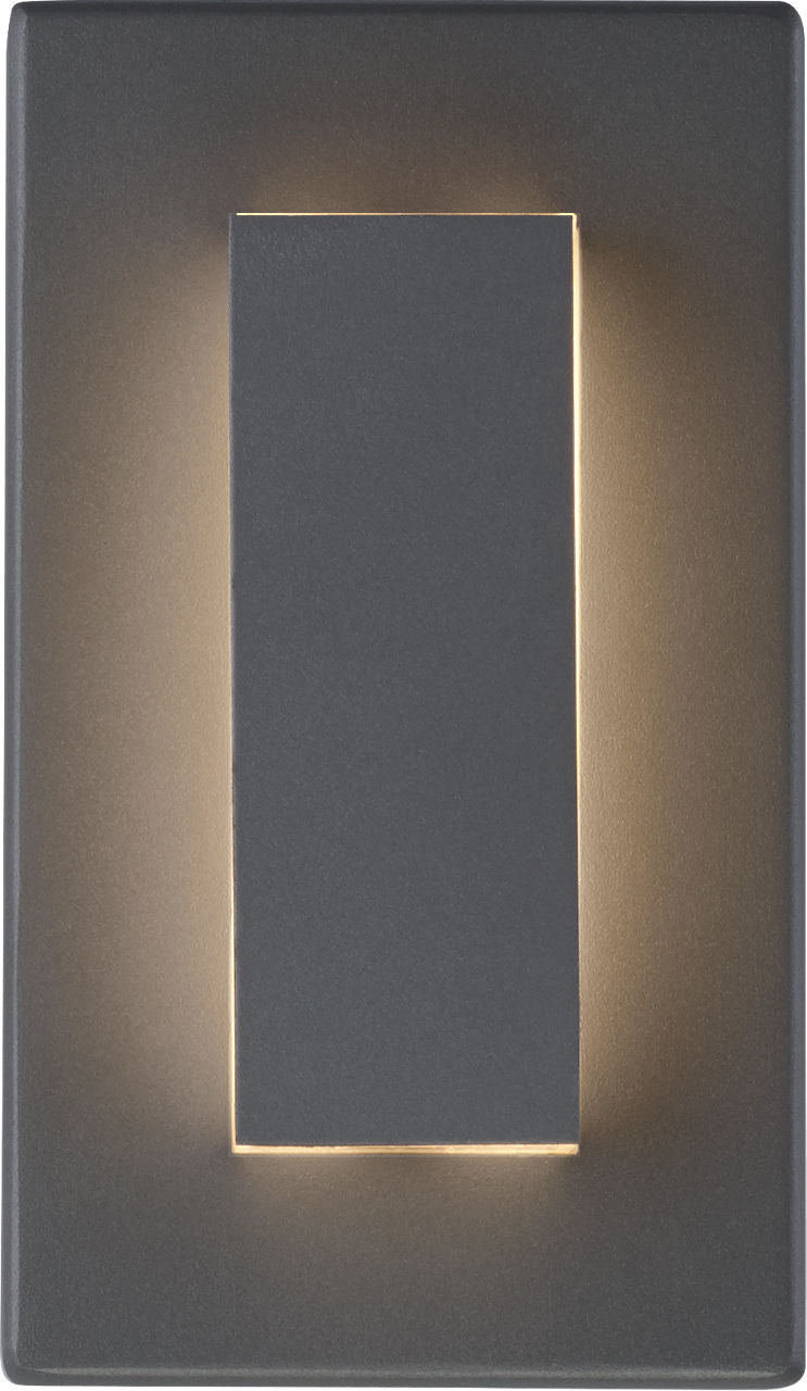 Aspen 8 Outdoor Wall Charcoal 3000K 90 CRI In-Line Fuse