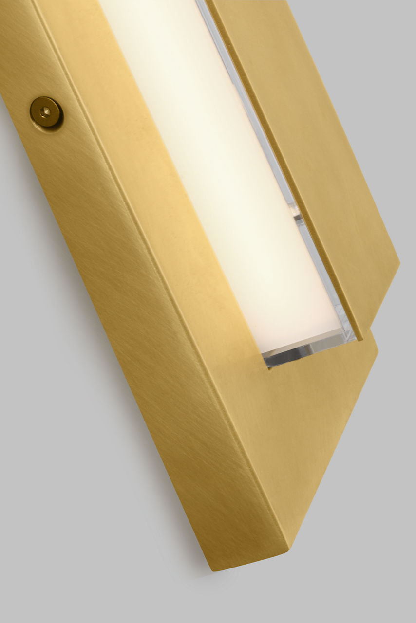 Aspen 15 Outdoor Wall Natural Brass 3000K 90 CRI