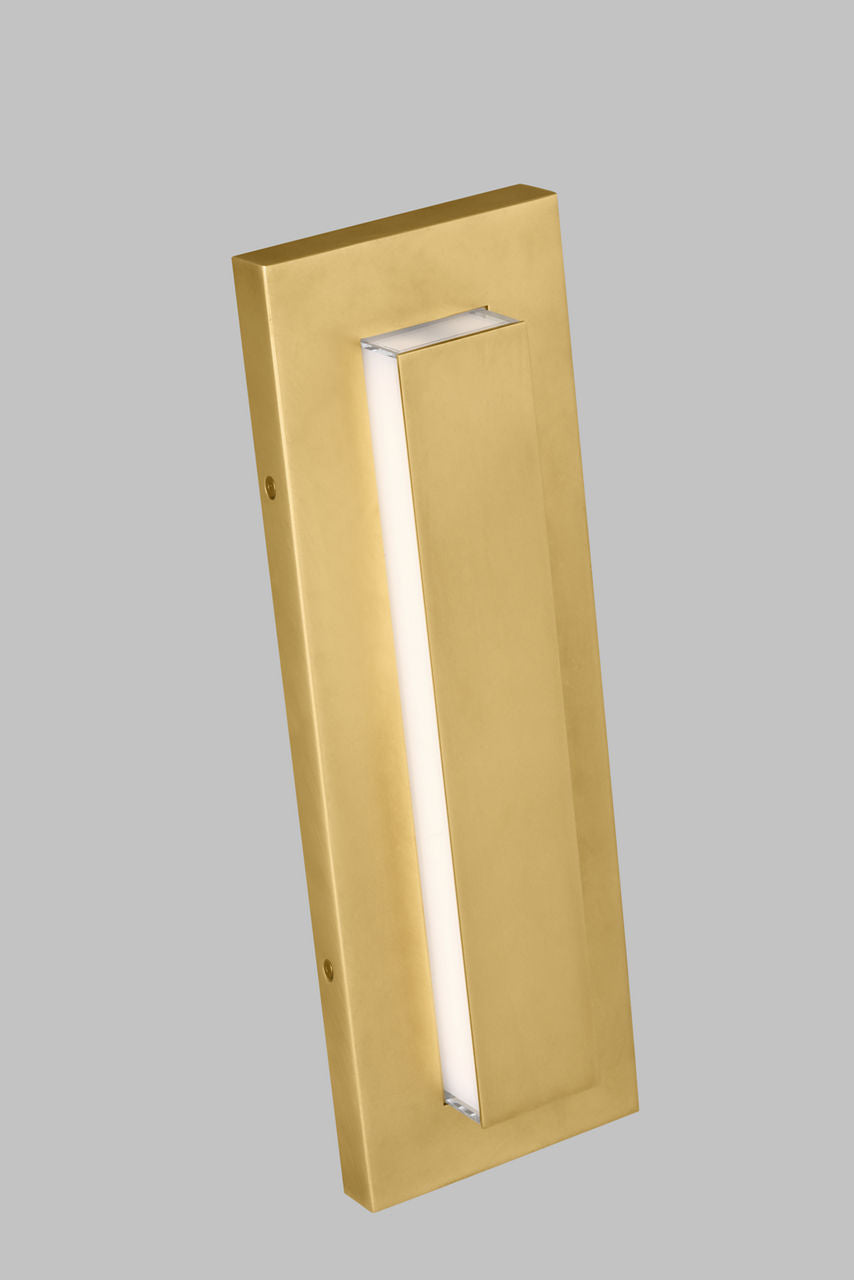 Aspen 15 Outdoor Wall Natural Brass 3000K 90 CRI