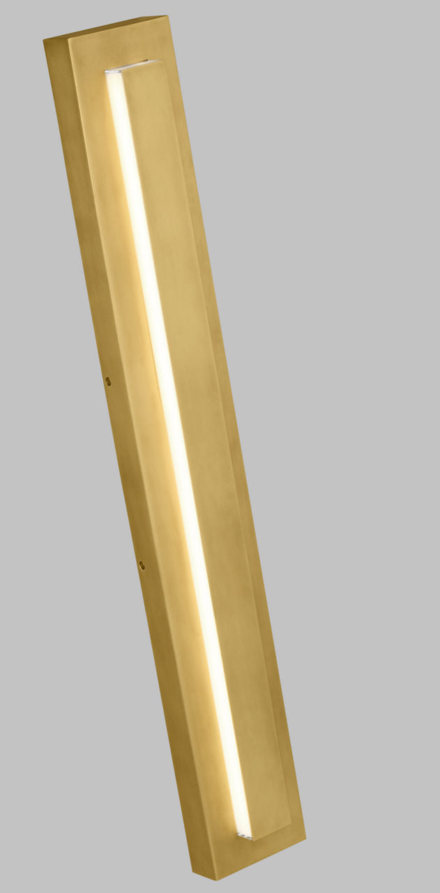 Aspen 36 Outdoor Wall Natural Brass 3000K 90 CRI