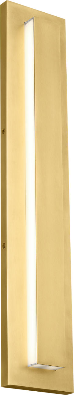Aspen 26 Outdoor Wall Natural Brass 3000K 90 CRI Surge Protection