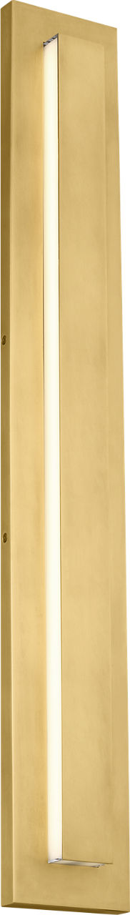 Aspen 36 Outdoor Wall Natural Brass 3000K 90 CRI In-Line Fuse