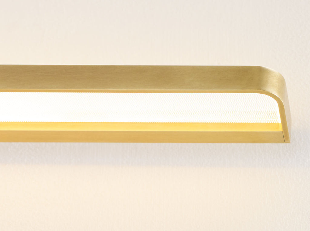 Banda 36 Bath Natural Brass LED 90 CRI 3000K 120V-277v unv