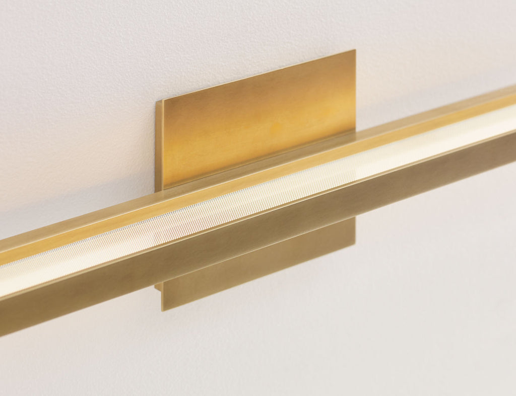 Banda 36 Bath Natural Brass LED 90 CRI 3000K 120V-277v unv