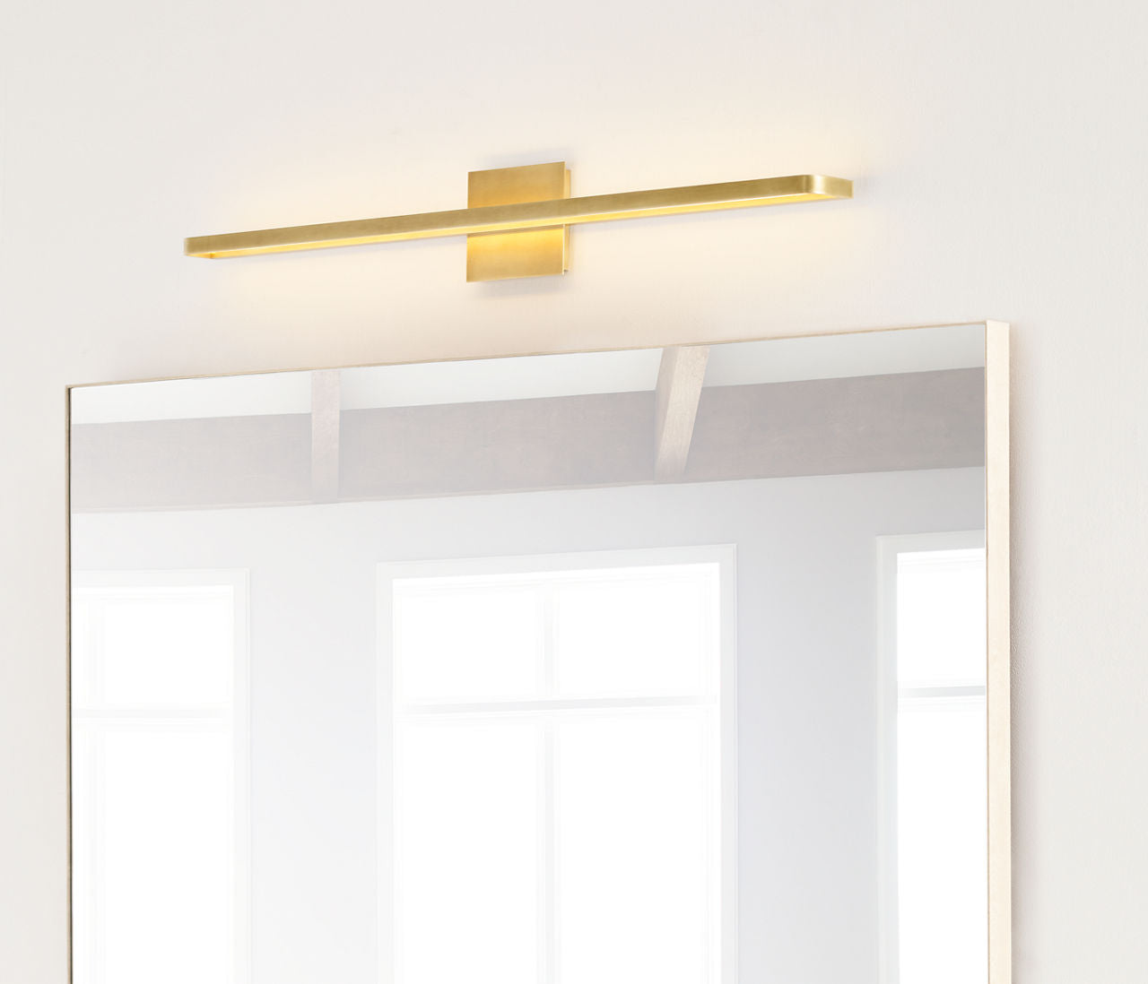 Banda 36 Bath Natural Brass LED 90 CRI 3000K 120V-277v unv