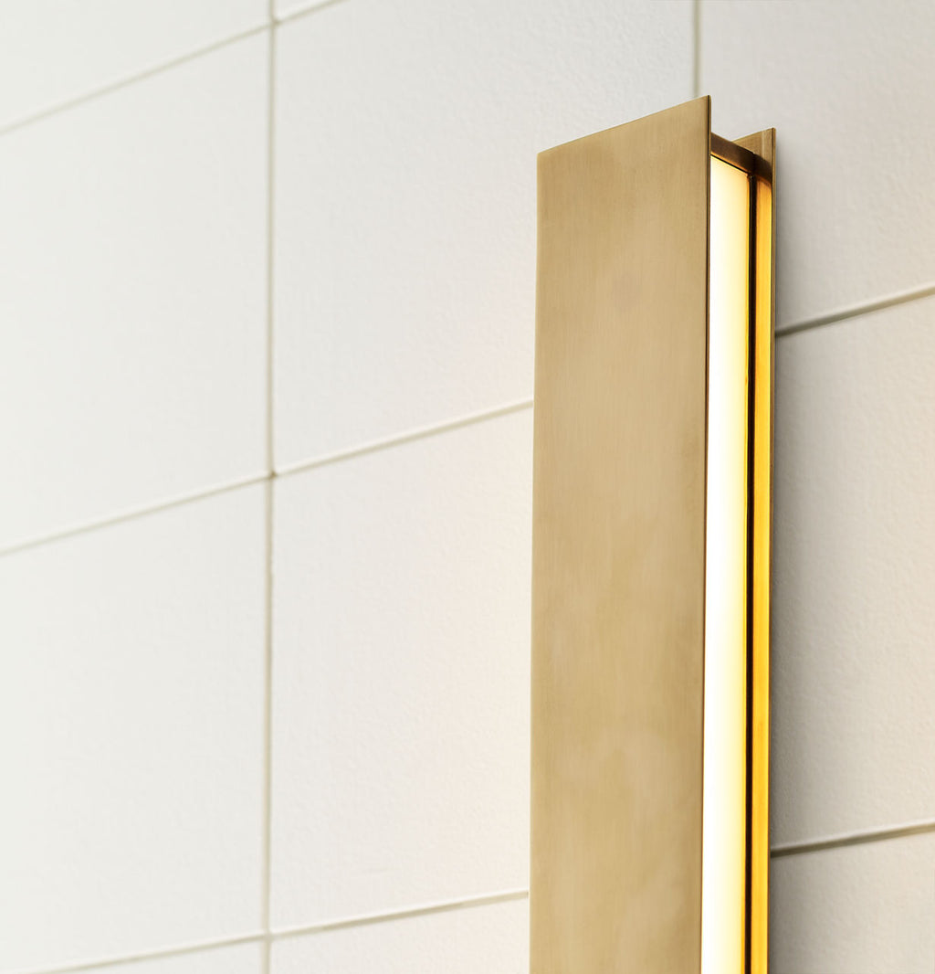 Bau 24 Bath Natural Brass LED 90 CRI 3000K 120V