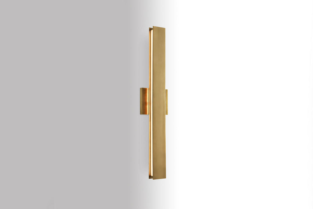 Bau 24 Bath Natural Brass LED 90 CRI 3000K 120V