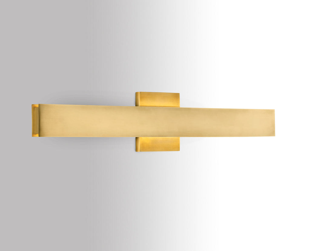 Bau 24 Bath Natural Brass LED 90 CRI 3000K 120V