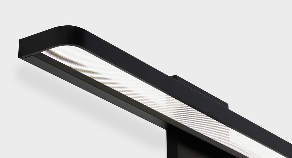 Banda 24 Bath Matte Black 3000K 90 CRI integrated led 90 cri 3000k 120v-277v unv