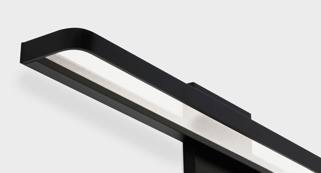 Banda 24 Bath Matte Black 3000K 90 CRI integrated led 90 cri 3000k 120v-277v unv