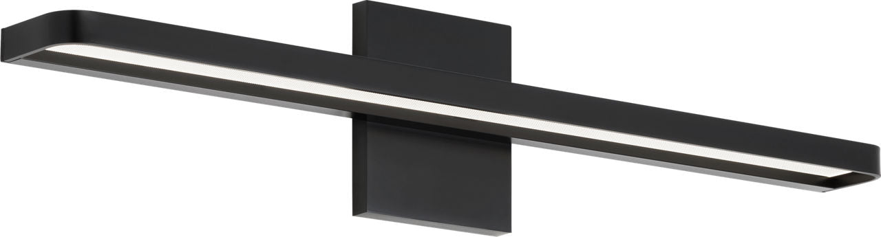 Banda 24 Bath Matte Black 3000K 90 CRI integrated led 90 cri 3000k 120v-277v unv