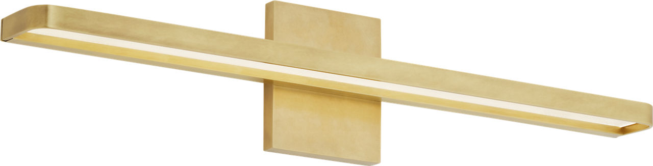 Banda 24 Bath Natural Brass 3000K 90 CRI integrated led 90 cri 3000k 120v-277v unv