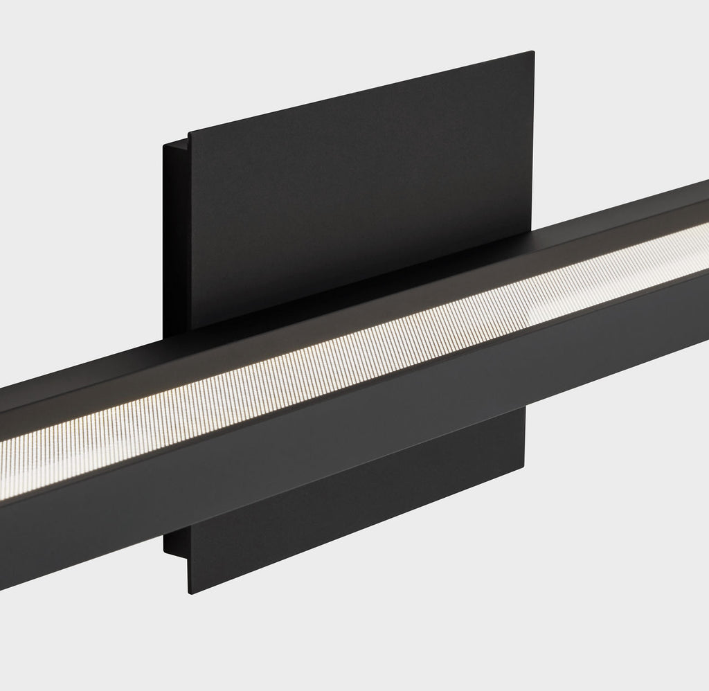 Banda 36 Bath Matte Black Integrated LED 90 CRI 3000K 120-277V