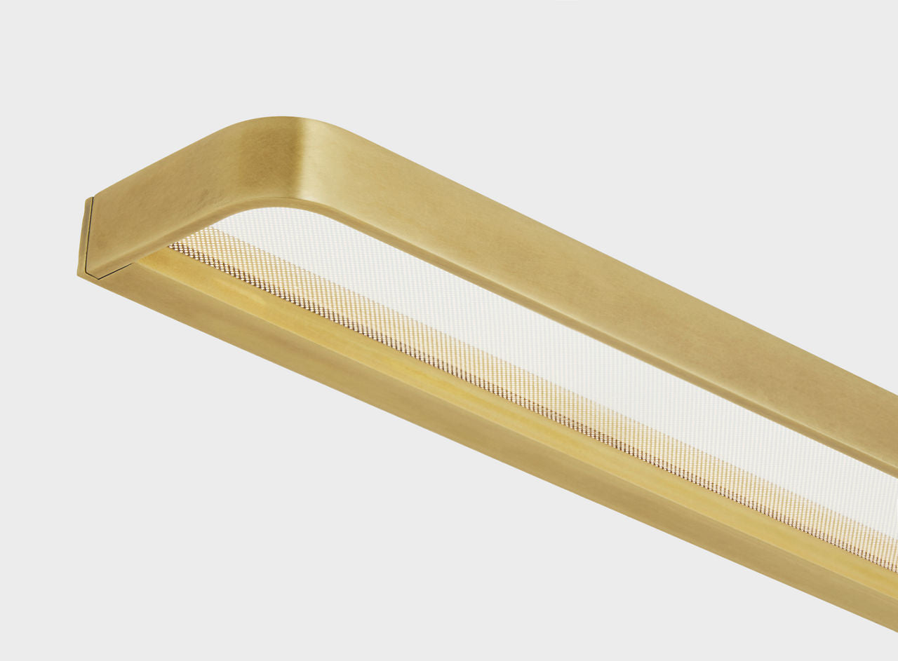 Banda 36 Bath Natural Brass LED 90 CRI 3000K 120V-277v unv