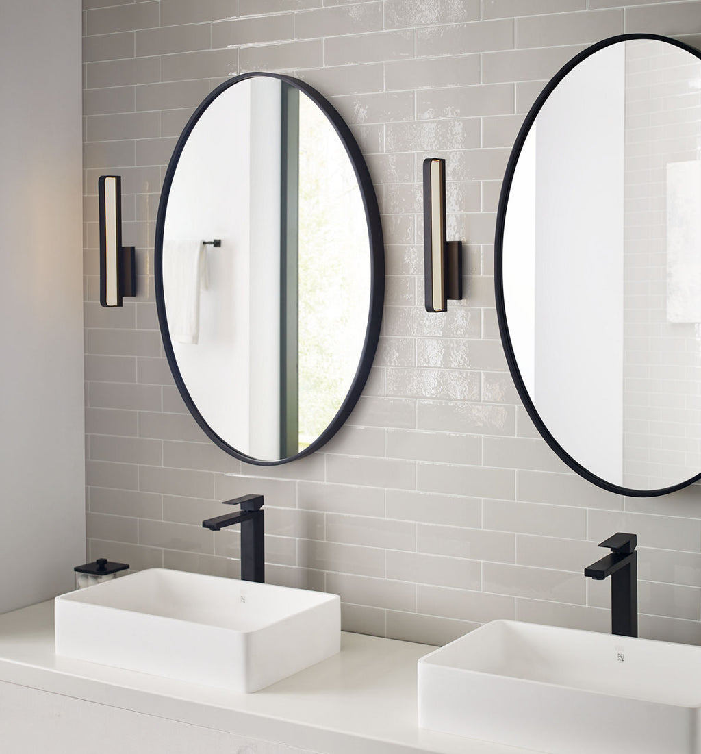 Banda 13 Wall/Bath Matte Black LED 90 CRI 3000k 120V