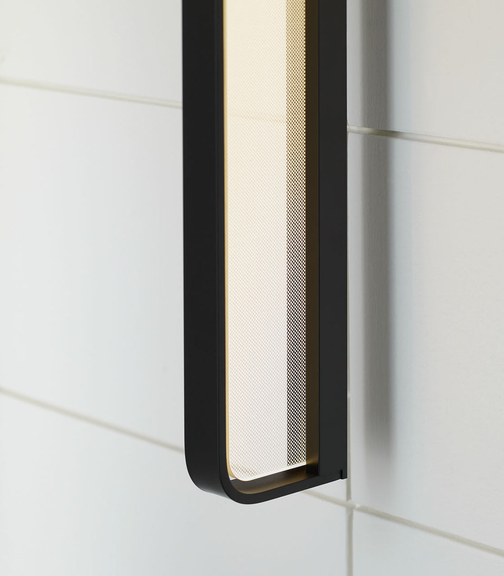 Banda 24 Bath Matte Black 3000K 90 CRI integrated led 90 cri 3000k 120v-277v unv