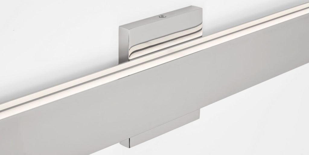 Bau 24 Bath Polished Nickel LED 90 CRI 3000K 277V