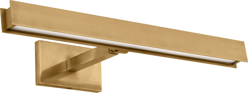 Bau 18 Picture Light Natural Brass 3000K 90 CRI