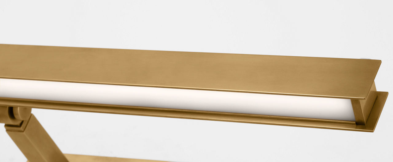 Bau 24 Picture Light Natural Brass 3000K 90 CRI