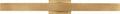 Bau 24 Picture Light Natural Brass 3000K 90 CRI