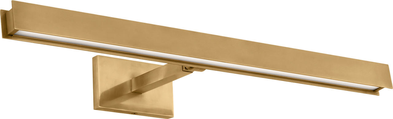 Bau 24 Picture Light Natural Brass 3000K 90 CRI