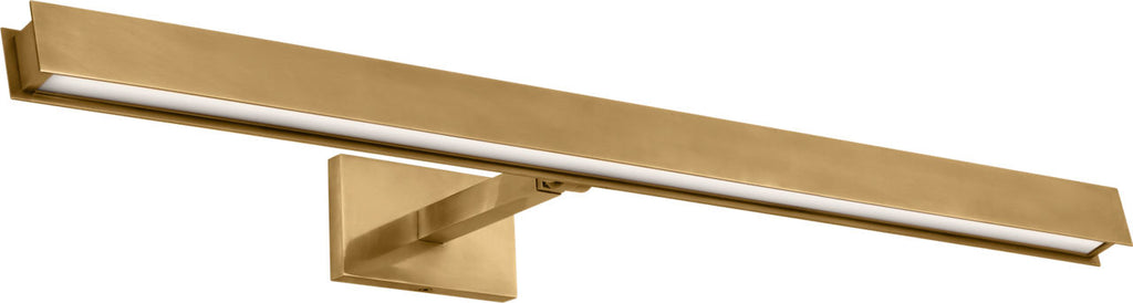 Bau 30 Picture Light Natural Brass 3000K 90 CRI