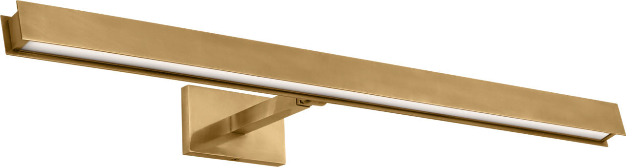 Bau 30 Picture Light Natural Brass 3000K 90 CRI