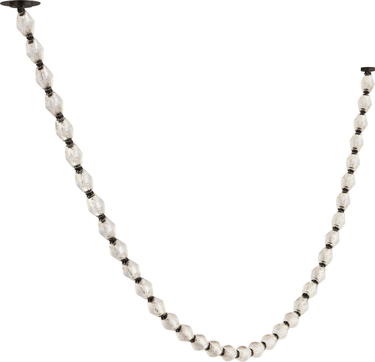 Collier 108 Chandelier Dark Bronze LED 90 CRI 3000K 120V (Remote)