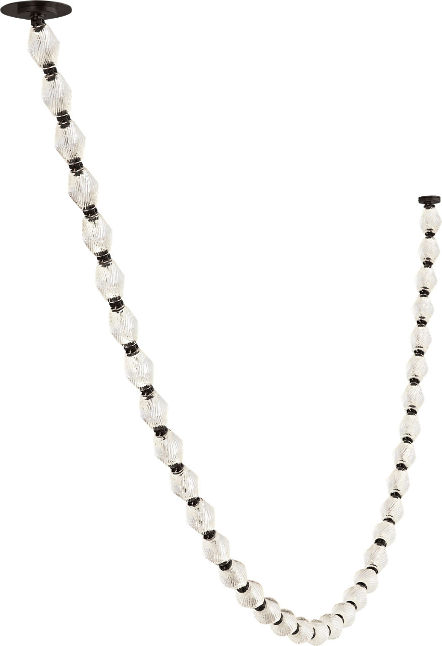 Collier 108 Chandelier Dark Bronze Integrated LED 90 CRI 3000K 120-277V Universal (Surface)