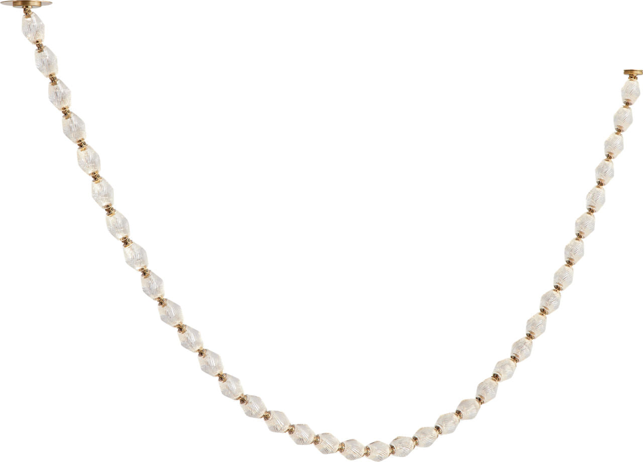 Collier 108 Chandelier Natural Brass Integrated LED 90 CRI 2700K 277V (Remote)