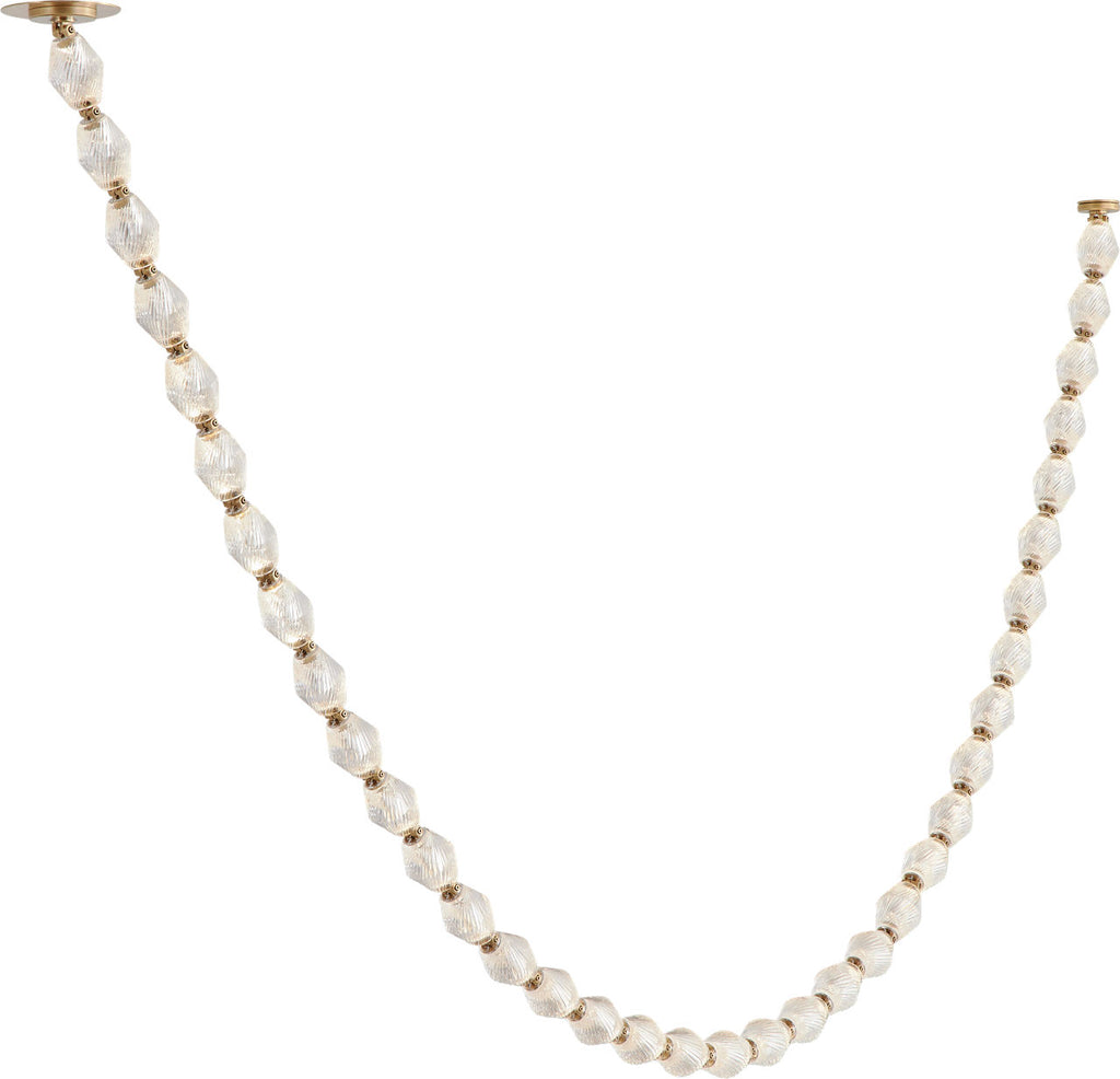 Collier 108 Chandelier Natural Brass Integrated LED 90 CRI 2700K 277V (Remote)