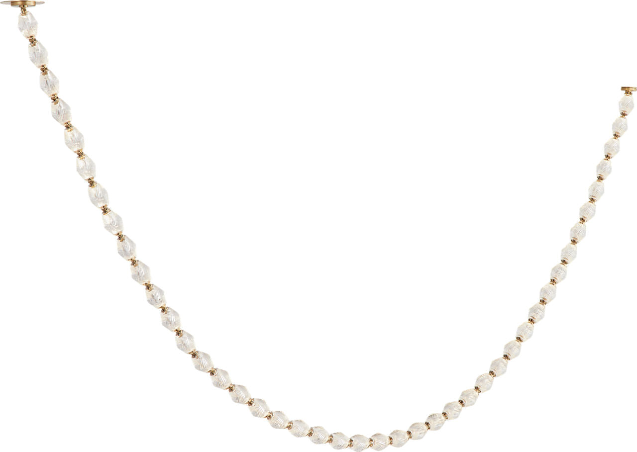 Collier 132 Chandelier Natural Brass Integrated LED 90 CRI 2700K 120-277V Universal (Surface)