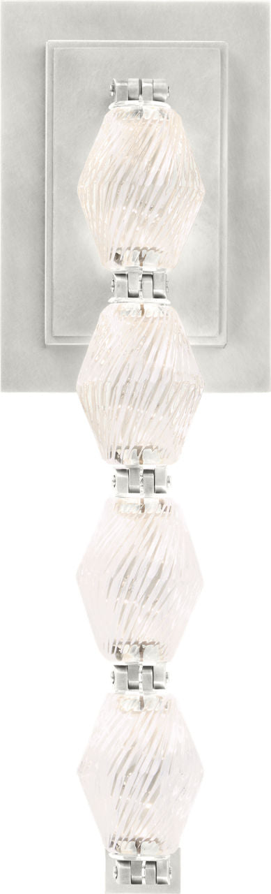Collier 15 Wall Sconce Polished Nickel Integrated LED 90 CRI 3000K 120-277V Universal