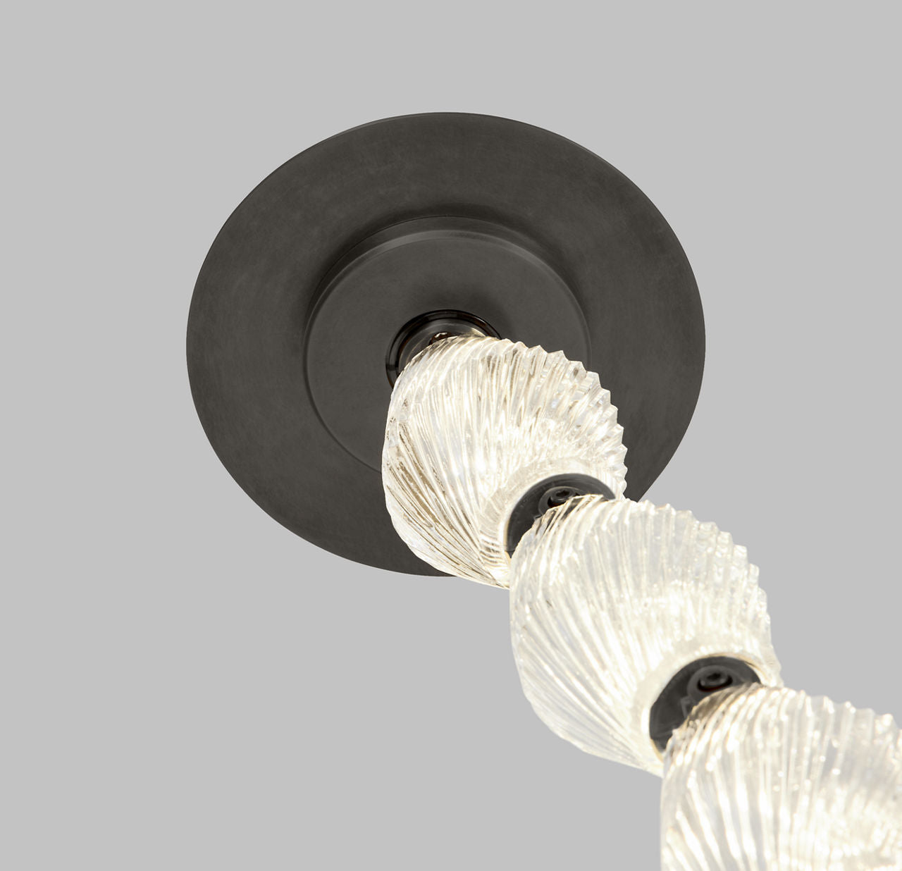 Collier 240 Chandelier Dark Bronze LED 90 CRI 3000K 120V (Remote)