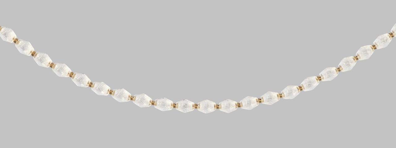 Collier 240 Chandelier Natural Brass Integrated LED 90 CRI 3000K 277V (Remote)