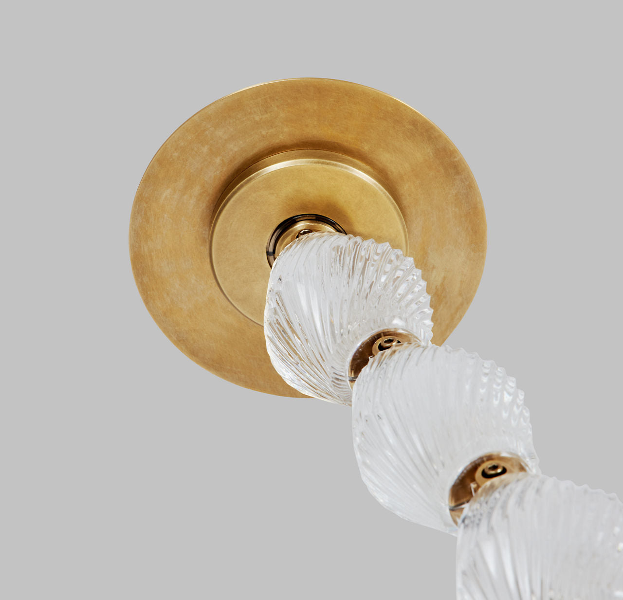 Collier 240 Chandelier Natural Brass Integrated LED 90 CRI 3000K 277V (Remote)