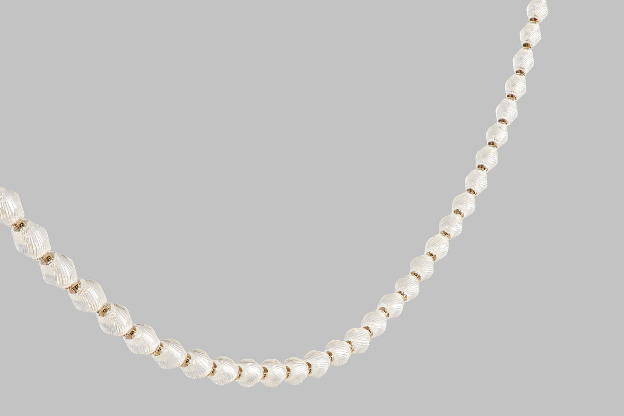 Collier 240 Chandelier Natural Brass LED 90 CRI 3000K 120V (Remote)