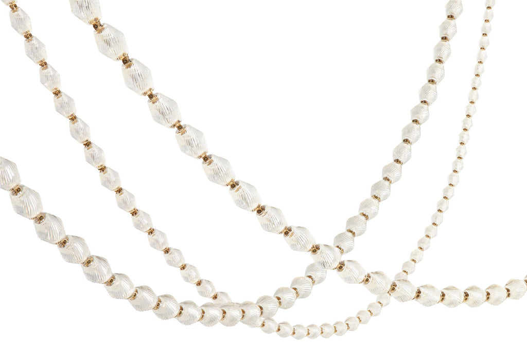 Collier 240 Chandelier Natural Brass Integrated LED 90 CRI 2700K 120-277V Universal (Surface)