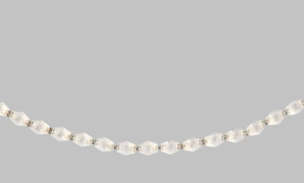 Collier 240 Chandelier Polished Nickel Integrated LED 90 CRI 3000K 120-277V Universal (Surface)